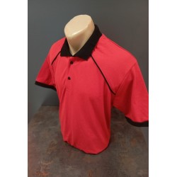 Kelebek Model Polo Yaka Kırmızı Lakos