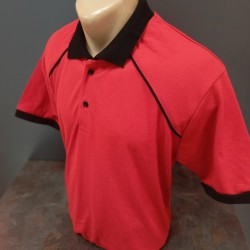 Kelebek Model Polo Yaka Kırmızı Lakos