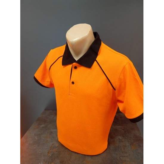 Kelebek Model Polo Yaka Turuncu Lakos