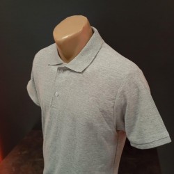 Polo Yaka Gri-Melanj Lakos