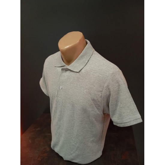 Polo Yaka Gri-Melanj Lakos